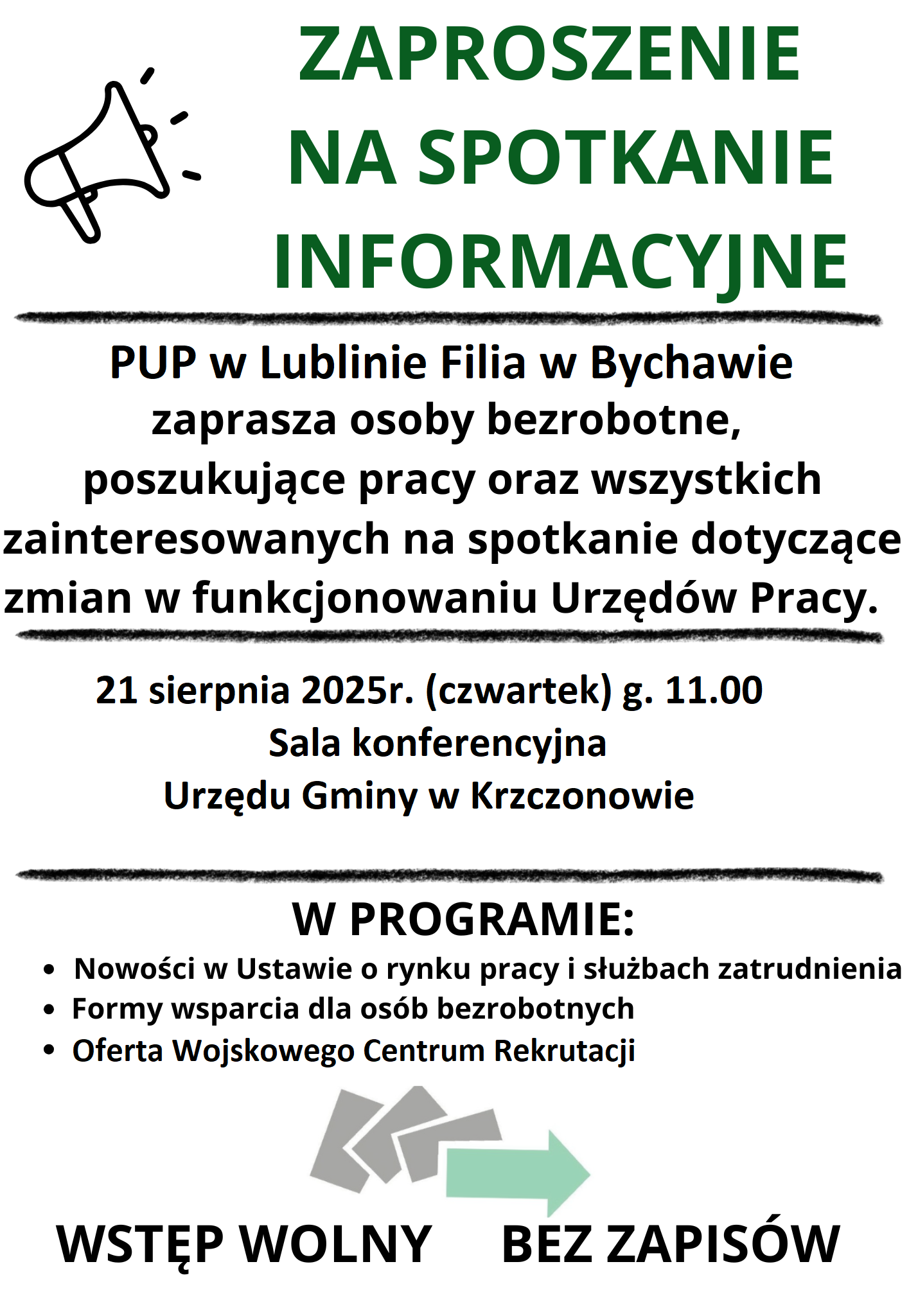 Zdjęcie artykułu Zaproszenie na spotkanie informacyjne