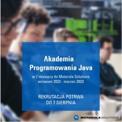 Zdjęcie artykułu Akademia Programowania Java - Motorola Solutions